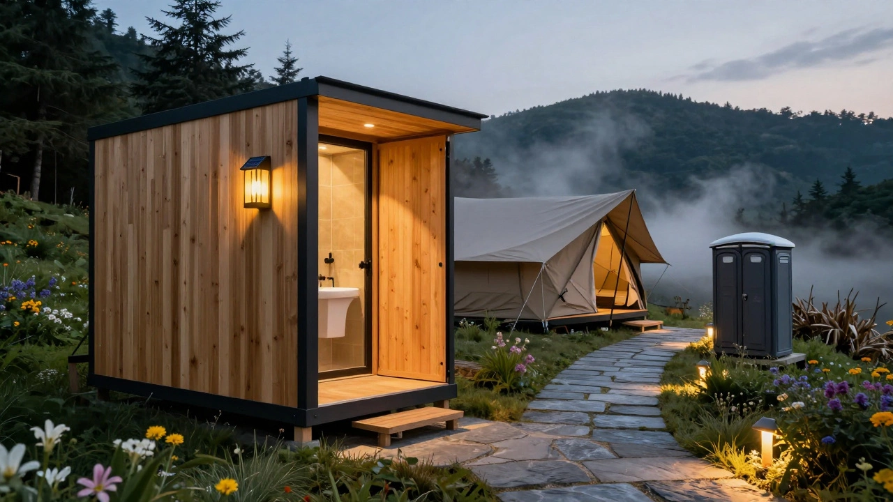 Are there toilets in glamping tents? Here’s what you’ll actually find in modern glamping sites