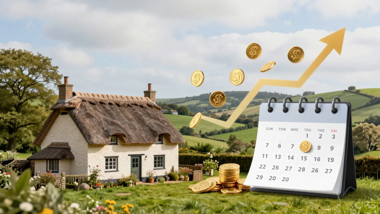 Illustration of cottage rental profits and occupancy rates